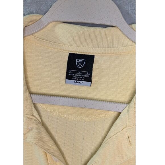Mens Nike polo yellow size large golf polo - Picture 3 of 9